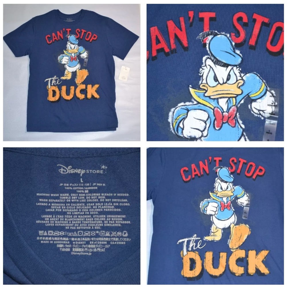 Can't Stop The Duck Disney Mens T-Shirt